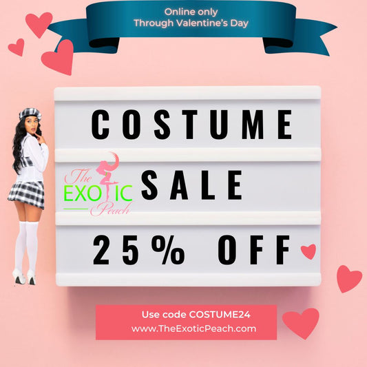Costumes on sale through Valentine's Day
