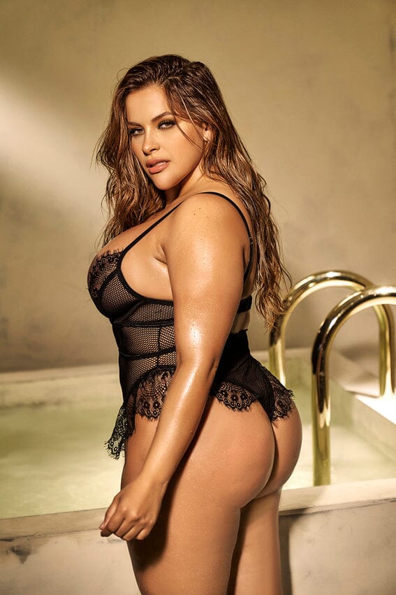 Fishnet Silhouette Mapale 3/4X Black