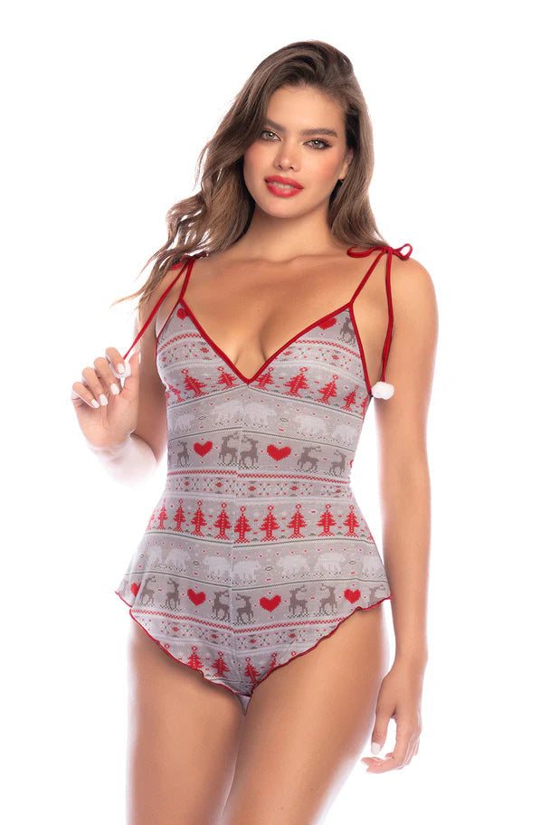 Holiday Romper Lingerie Mapale