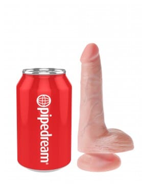 King Cock 6 Inch Cock With Balls - Light Dildos & Dongs PIPEDREAM PRODUCTS