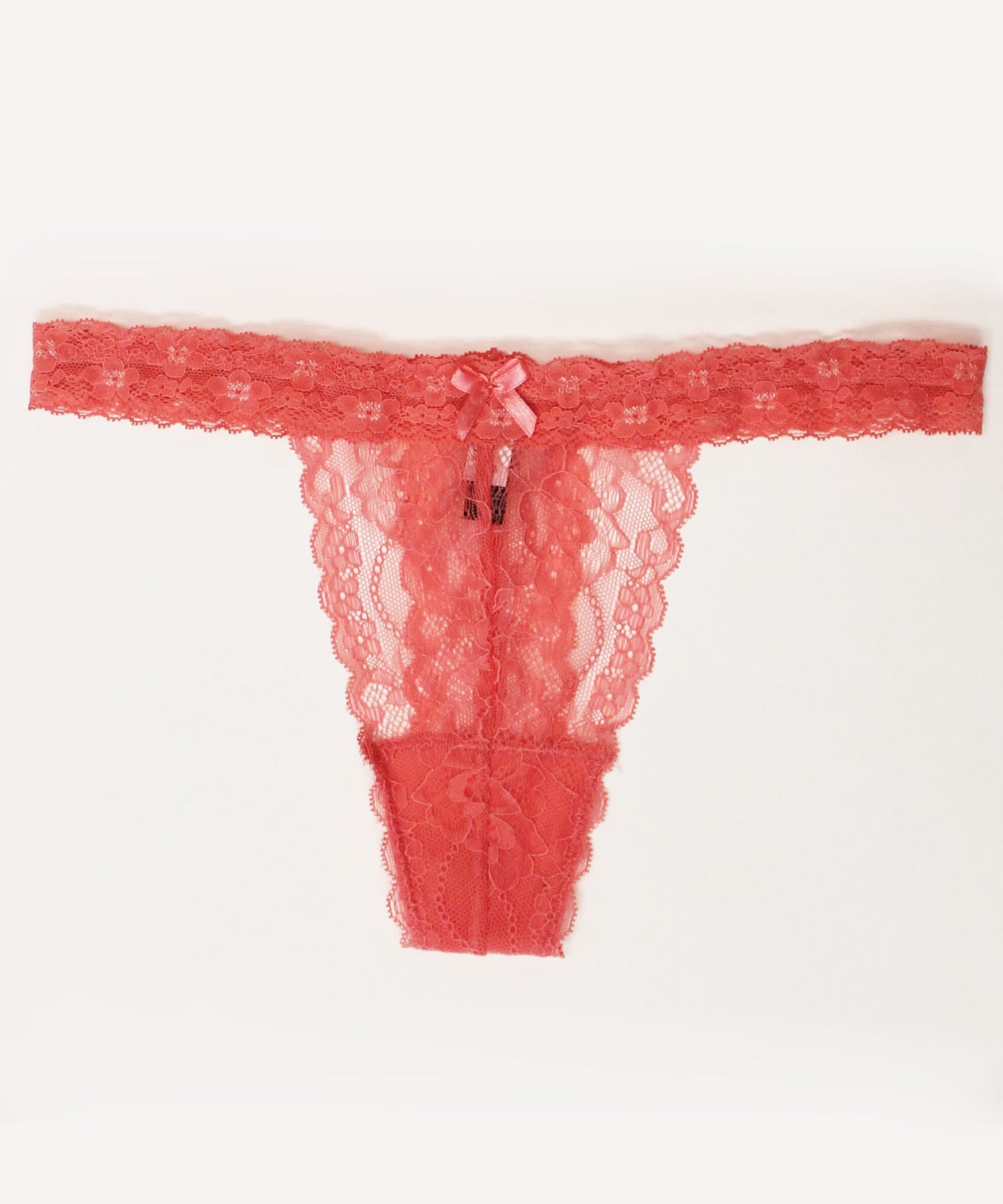Rose Lace Thong Panty Honey B Rose S
