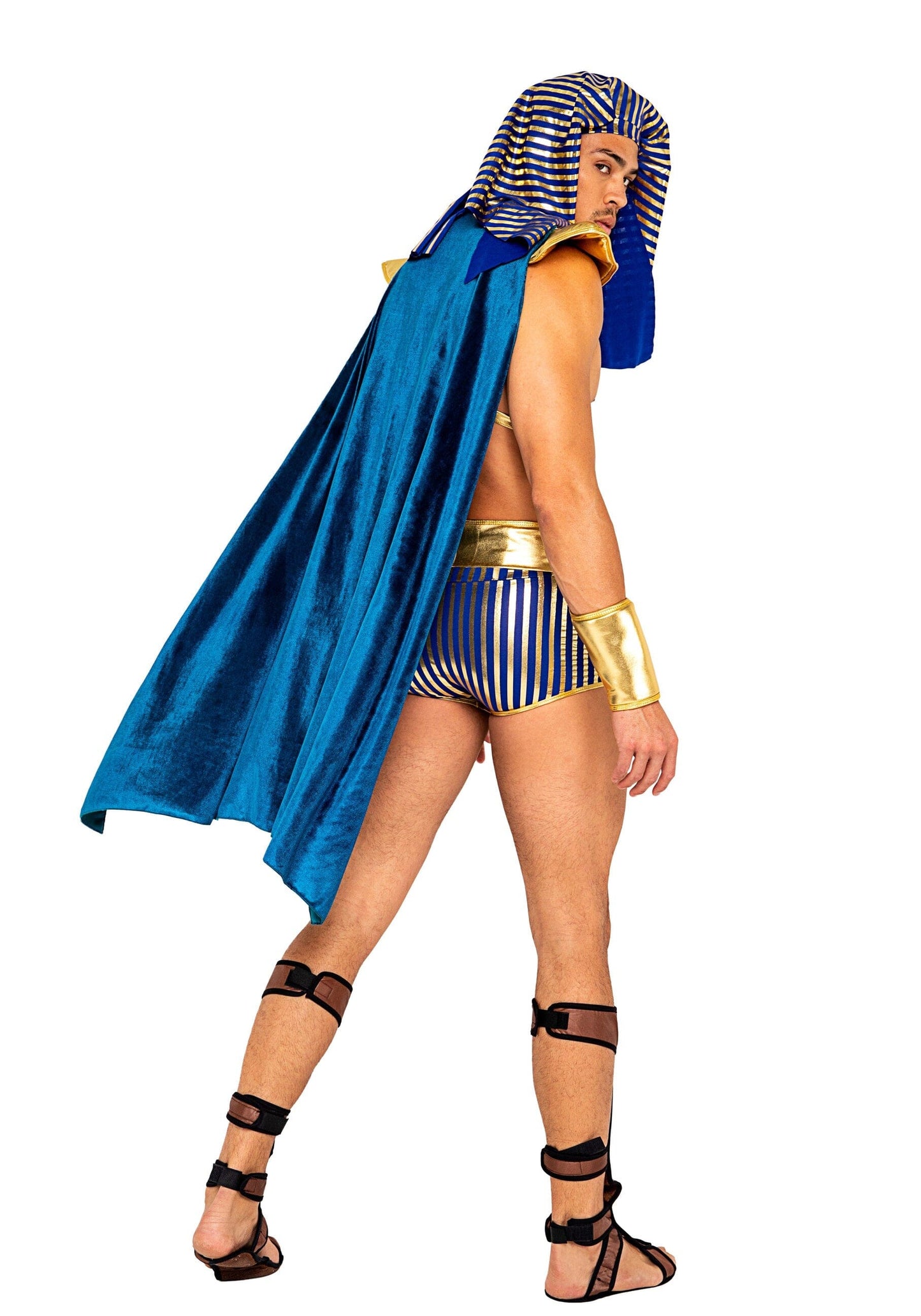5138 - 5pc Mens King Pharaoh of Egypt Costumes, mens Exotic Peach
