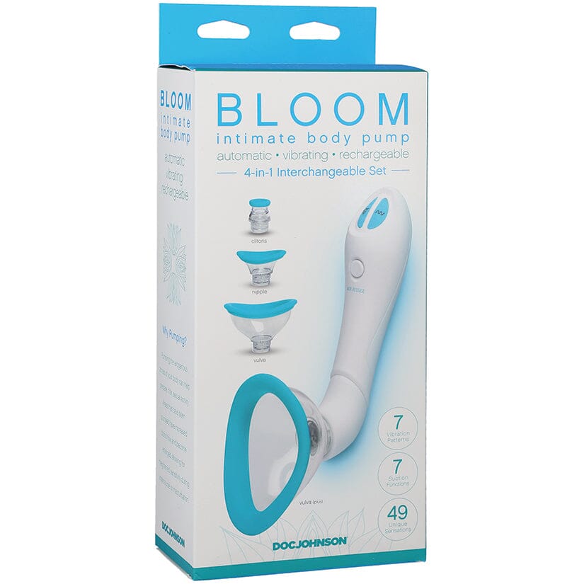 Bloom Rechargeable Intimate Body Pump-Blue Pumps DOC JOHNSON ENTERPRISES