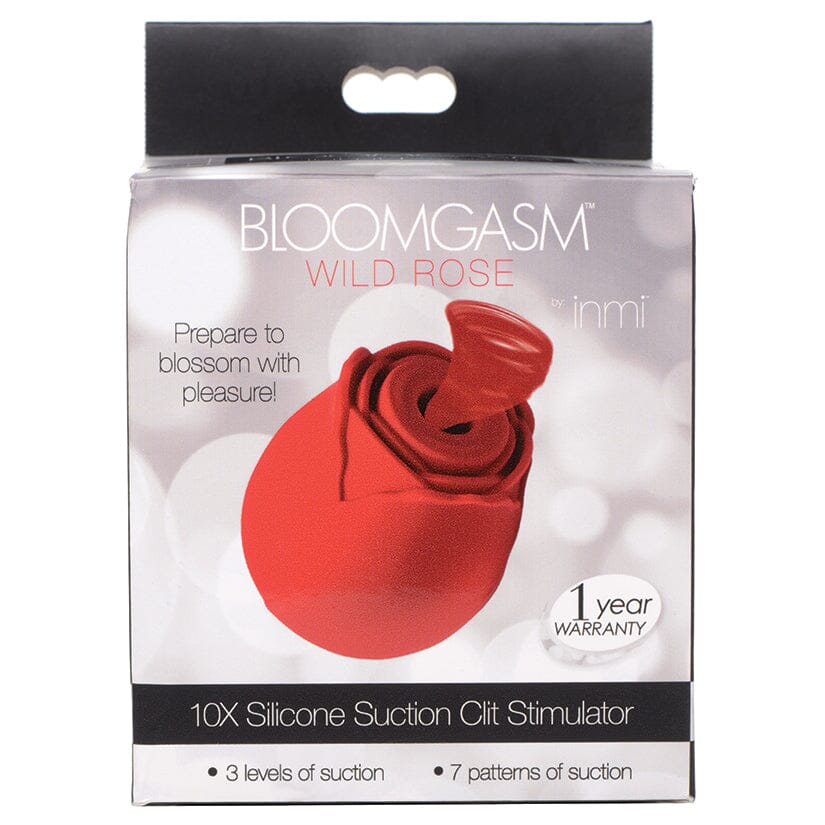 Bloomgasm Wild Rose Clitoral Suction Stimulator - Vibrators