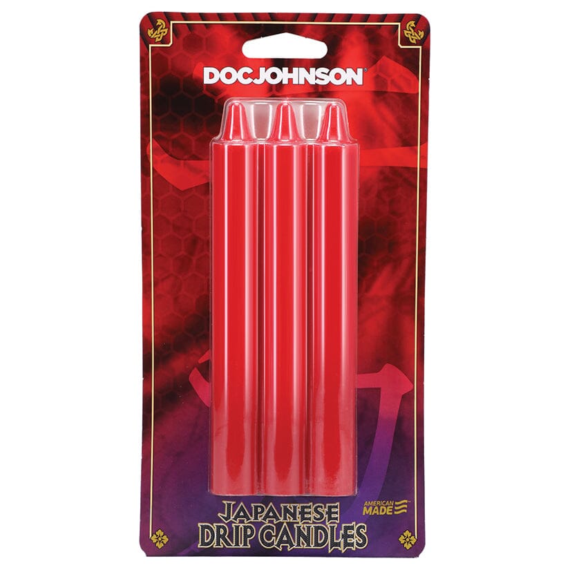 Japanese Drip Candles-Red 3PK Fetish DOC JOHNSON ENTERPRISES