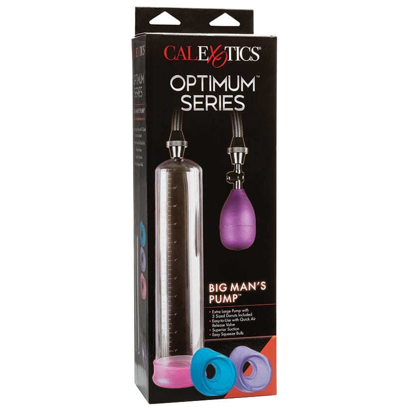 Optimum Series Big Man's Pump-Clear Pumps CALIFORNIA EXOTIC NOVELTIES