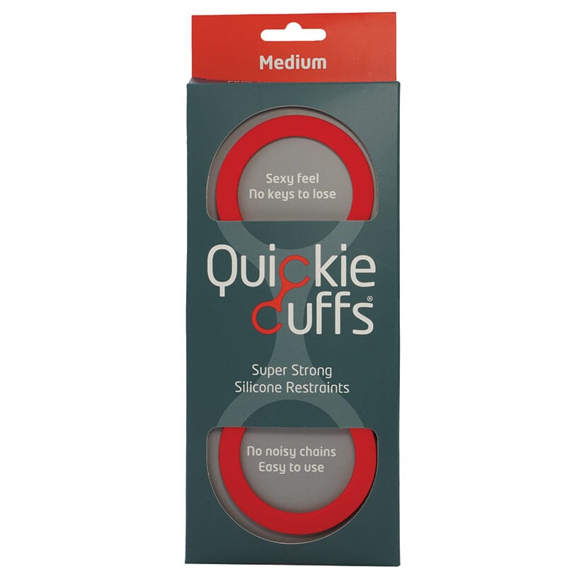 Quickie Cuffs Medium-Red Fetish CREATIVE CONCEPTIONS LLC