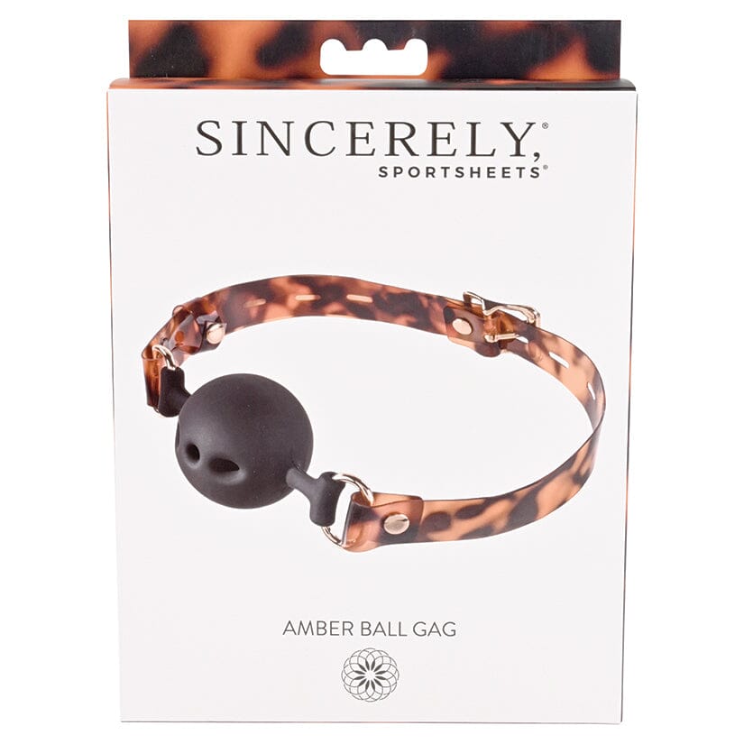 Sincerely Amber Ball Gag Fetish SPORTSHEETS