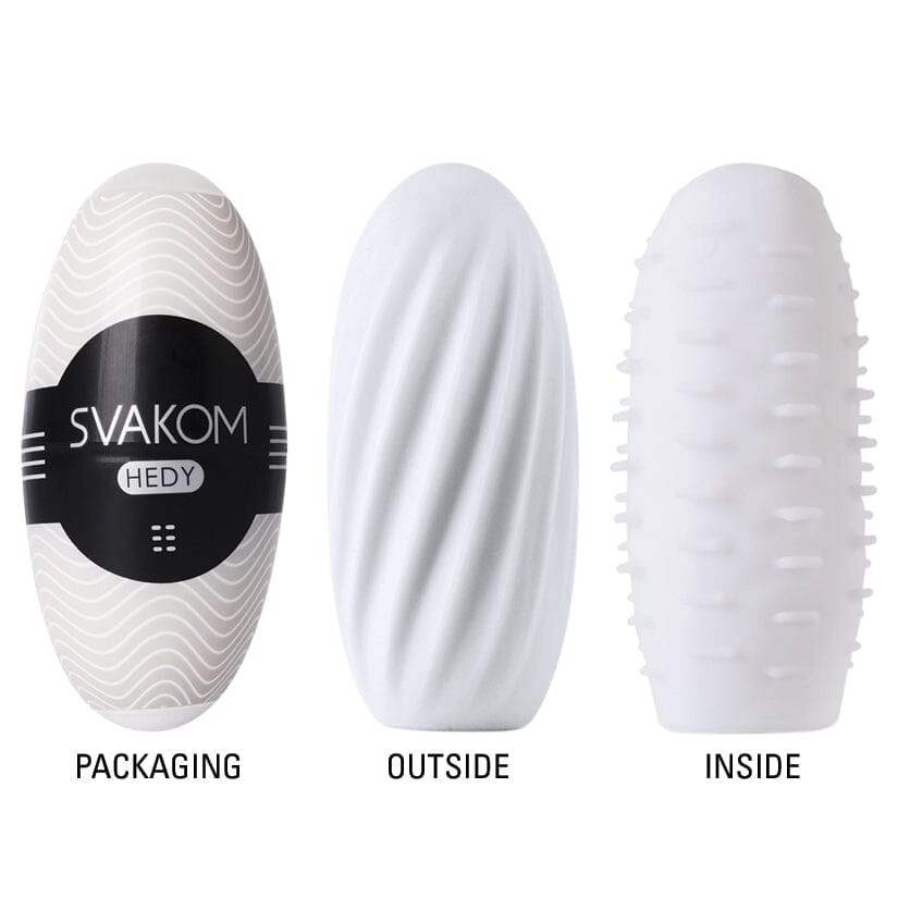 Svakom Hedy-White (Each) Masturbators SVAKOM DESIGN USA LIMITED