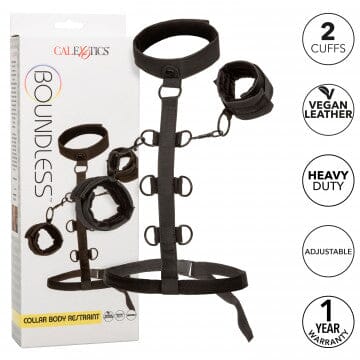 Boundless Collar Body Restraint - Black Fetish CALIFORNIA EXOTIC NOVELTIES 