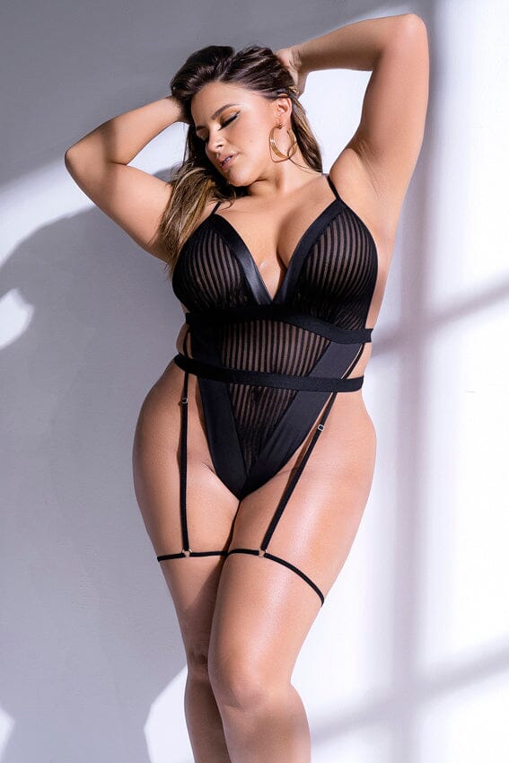 Empowering Body Suit Mapale 1/2X Black 