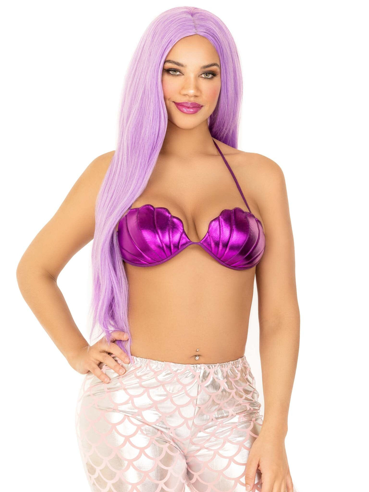 Mermaid Shell Bra Top Costumes, womens Leg Avenue 