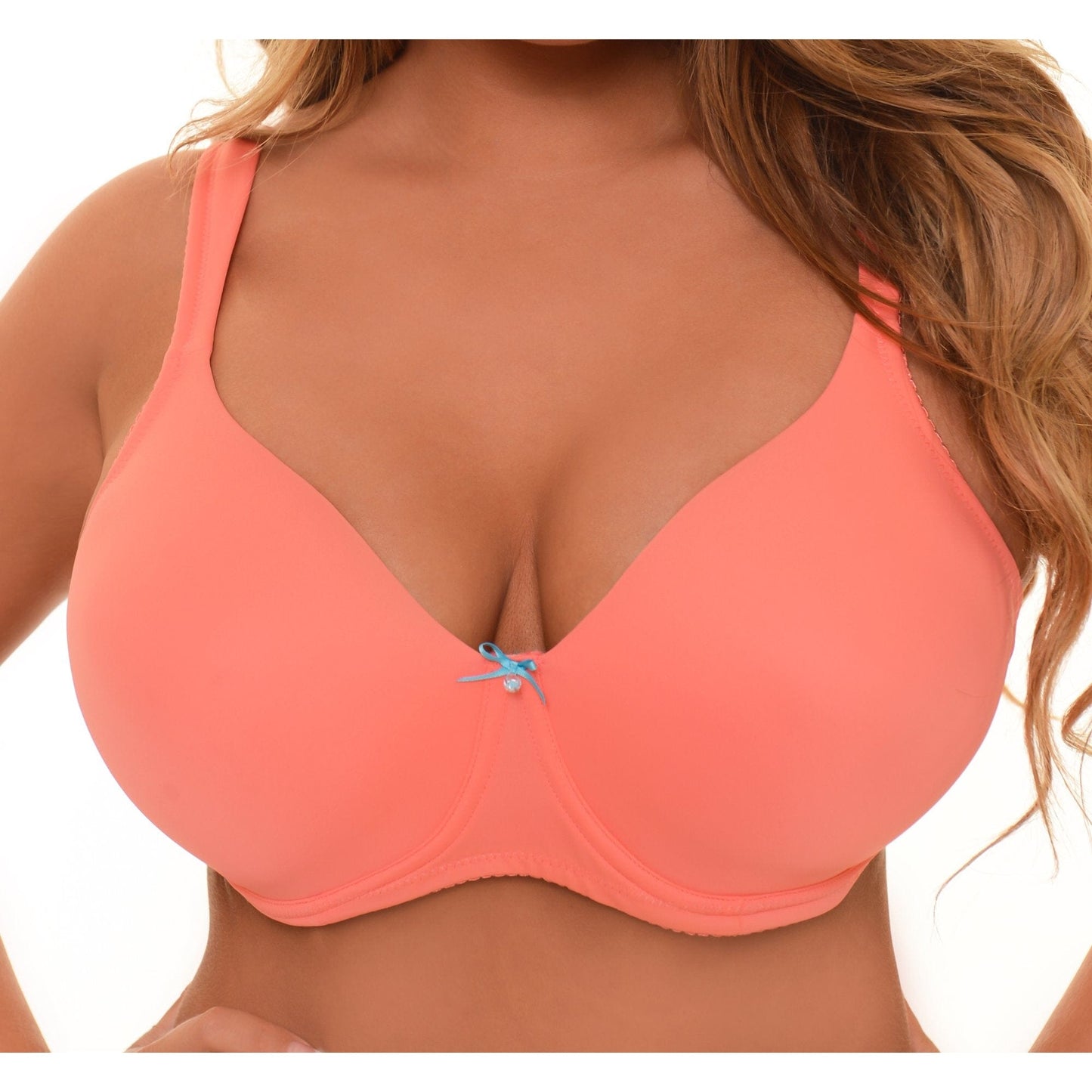 Perfect Curves Wired Bra Bra Honey B Peach 34B 