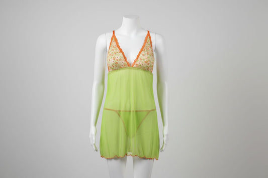Popsi Lime Green Lingerie Exotic Peach 