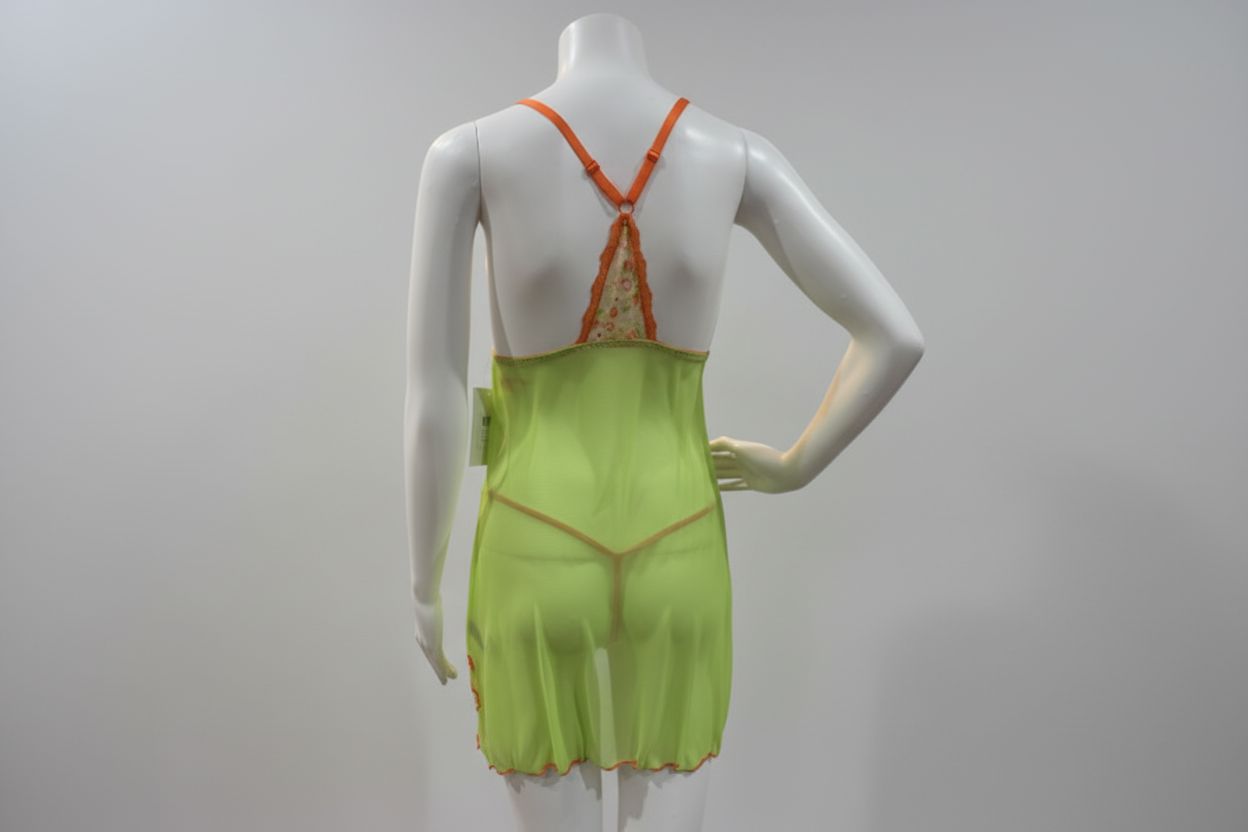 Popsi Lime Green Lingerie Exotic Peach 