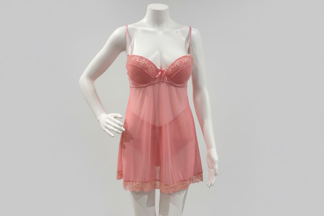 Popsi Peachy Pink Lingerie Exotic Peach 