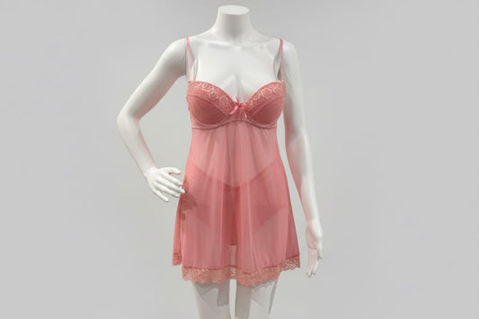 Popsi Peachy Pink Lingerie Exotic Peach 