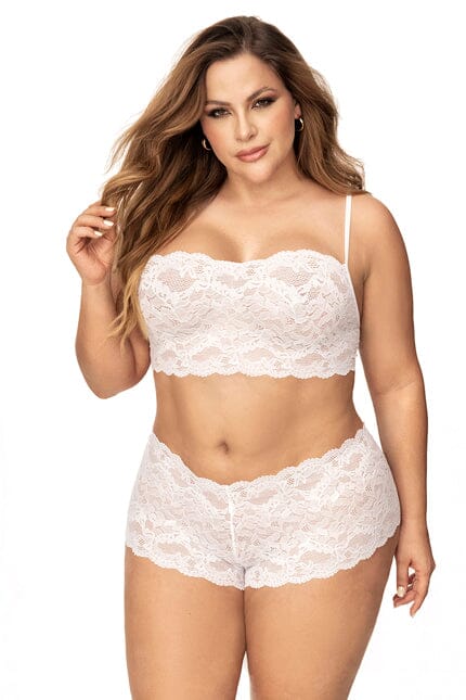 Two Piece Set - Extra Mapale 1/2X White 