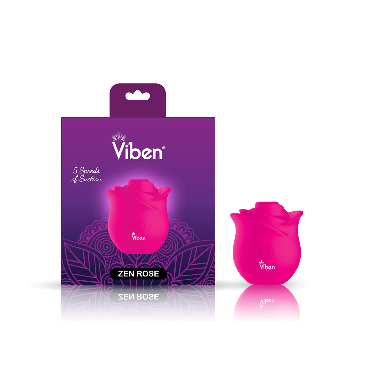 Viben Zen Rose - Hot Pink Massagers Viben 