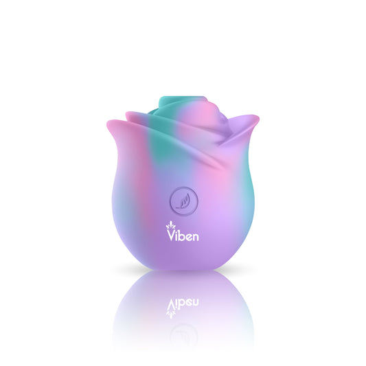 Zen Rose - Unicorn - Handheld Rose Clitoral and Nipple Stimulator Clit Stimulators Viben 