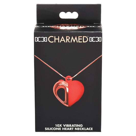 Charmed Vibrating Silicone Heart Necklace Vibrators XR LLC 
