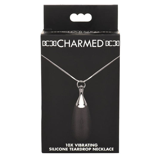 Charmed Vibrating Silicone Teardrop Necklace Vibrators XR LLC 