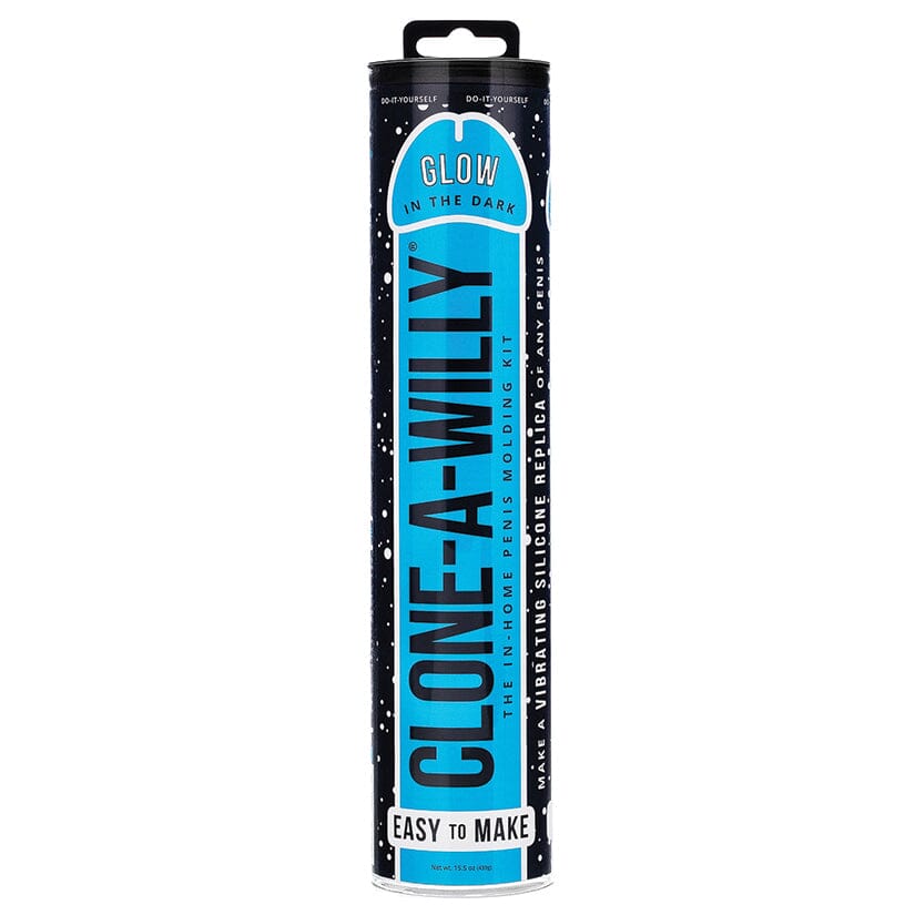 Clone-A-Willy Glow In The Dark Vibe Kit-Blue Vibrators EMPIRE LABS 