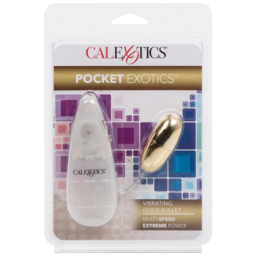 Pocket Exotics Passion Bullet-Gold Vibrators CALIFORNIA EXOTIC NOVELTIES 