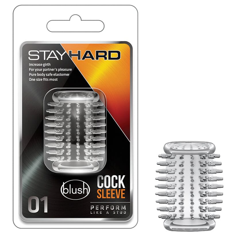 Stay Hard Cock Sleeve 01-Clear Penis Accessories VEE INTERNATIONAL, INC 