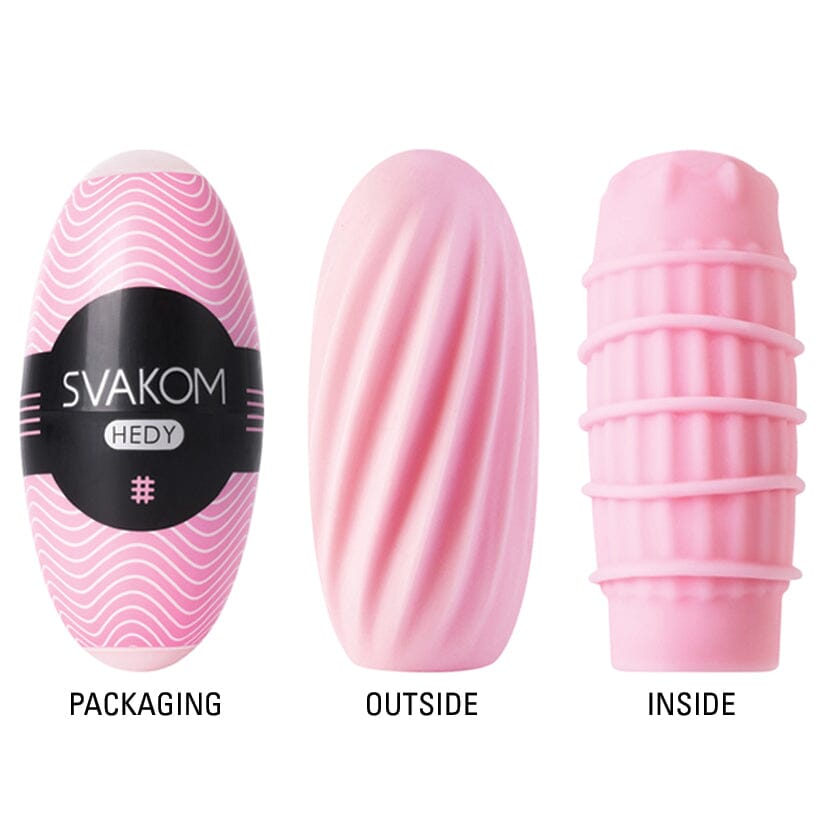 Svakom Hedy-Pale Pink (Each) Masturbators SVAKOM DESIGN USA LIMITED 