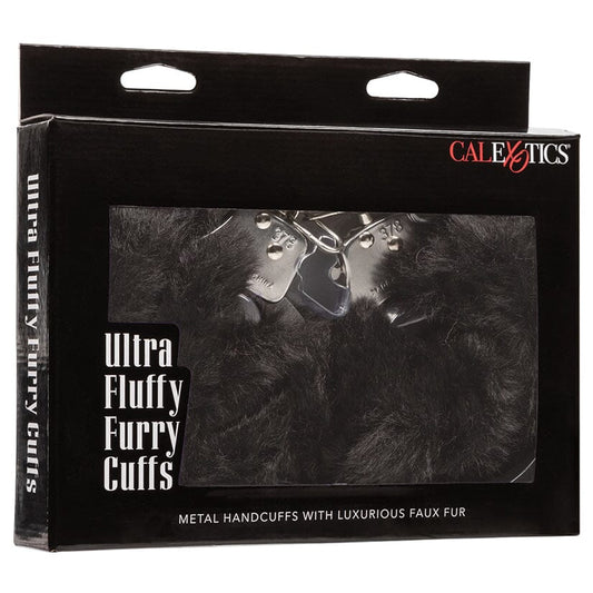 Ultra Fluffy Furry Cuffs-Black Fetish CALIFORNIA EXOTIC NOVELTIES 