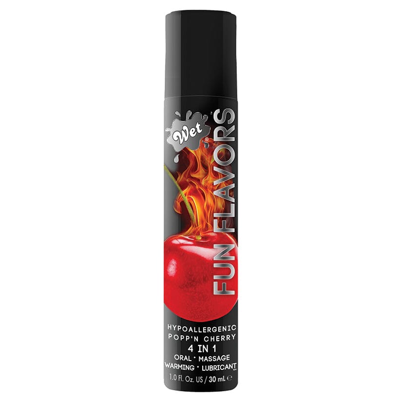 Wet Fun Flavors-Popp'n Cherry 1oz Lubricants Exotic Peach 